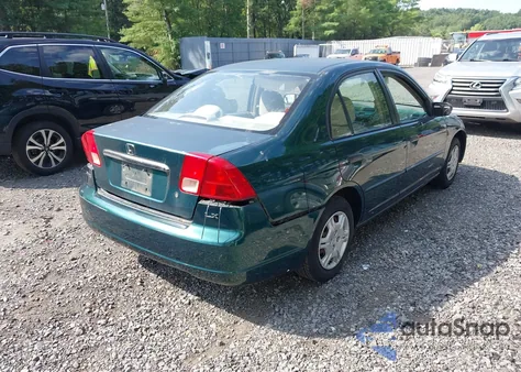 2001 Honda Civic Lx z USA, uszkodzony, nr VIN 2HGES16581H524942